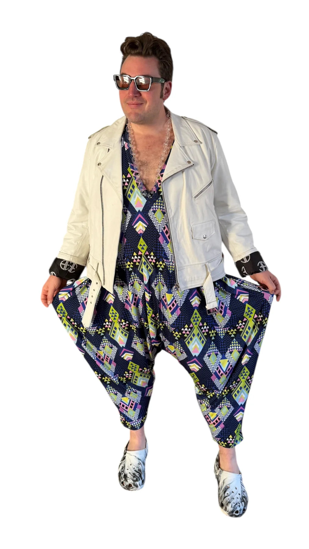 Aztechno Playsuit - one left! size Small (5'4"-5'8")