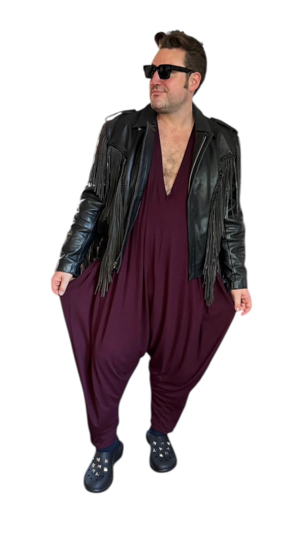 Merlot Playsuit - one left! size Small (5'4"-5'8")