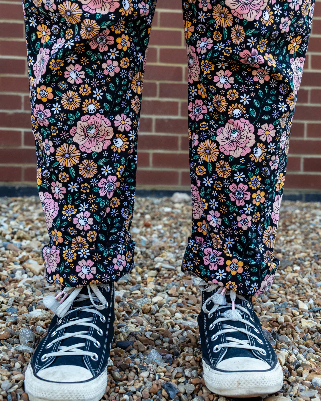 Eye Spy Floral Stretch Dungarees