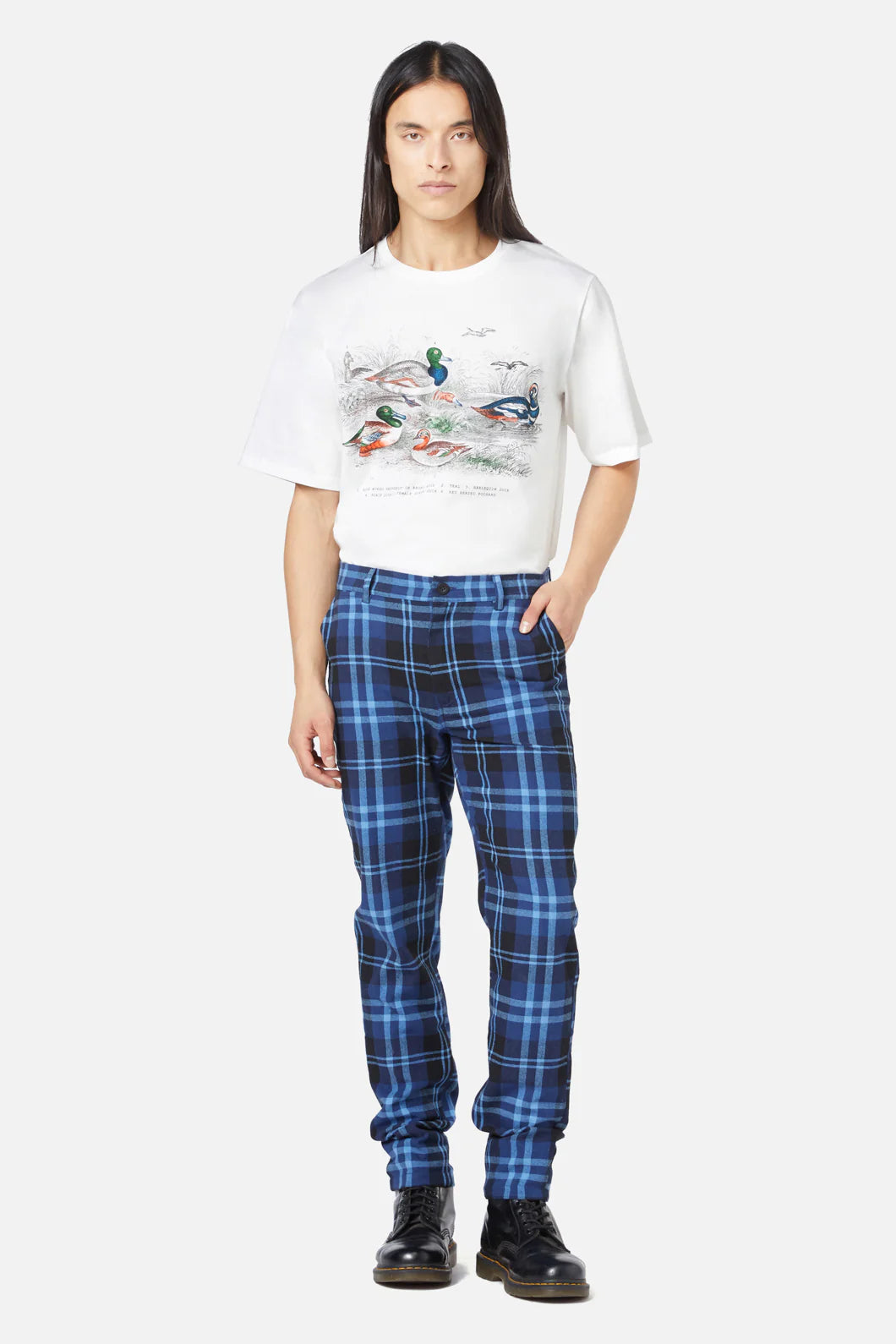 Moonlit Plaid Unisex Pant