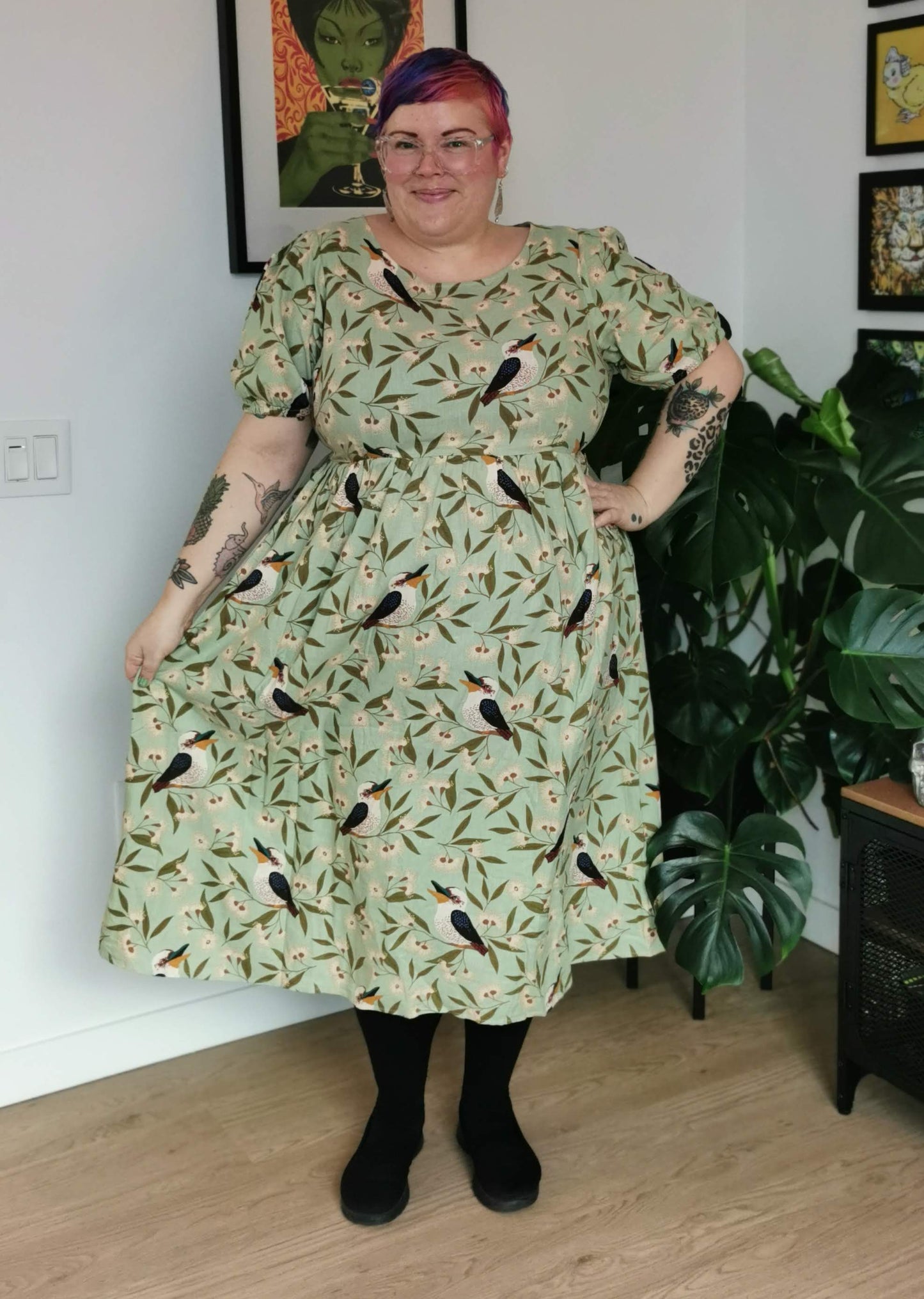 Kookaburra Midi Dress