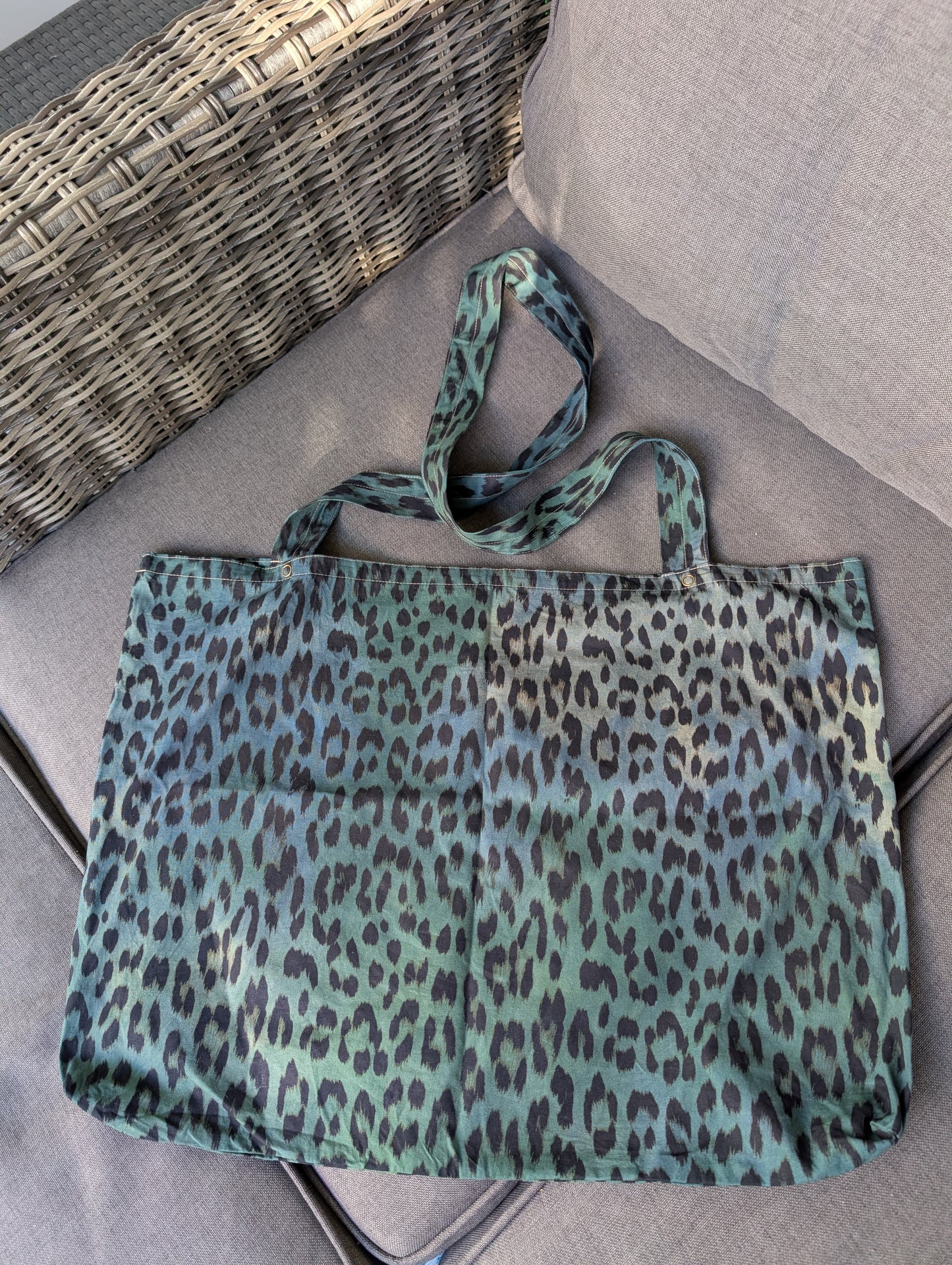 Loud Leopard X Connally Goods Hand Dyed Leopard Print Tote Bag (Limited Edition)