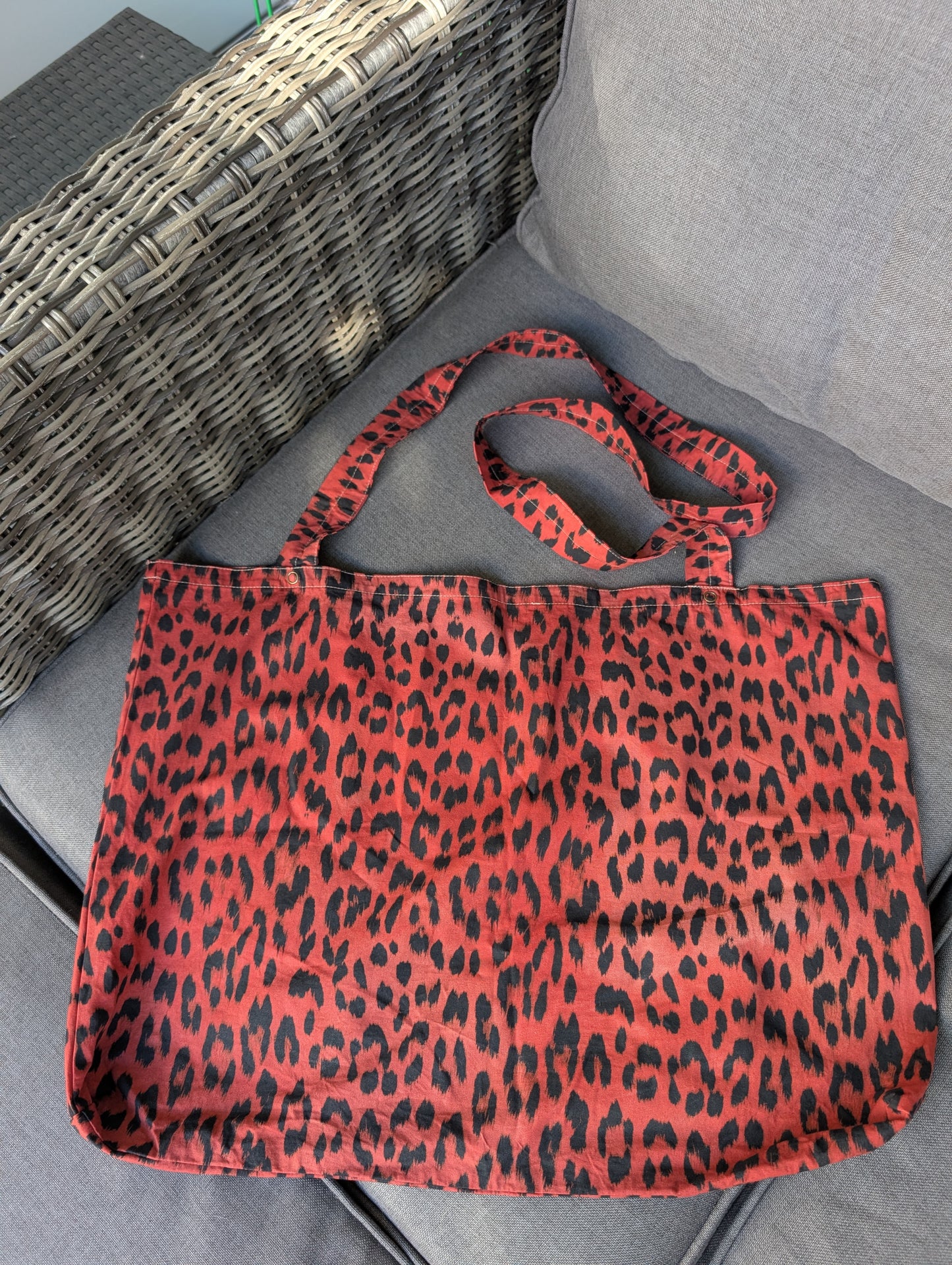 Loud Leopard X Connally Goods Hand Dyed Leopard Print Tote Bag (Limited Edition)