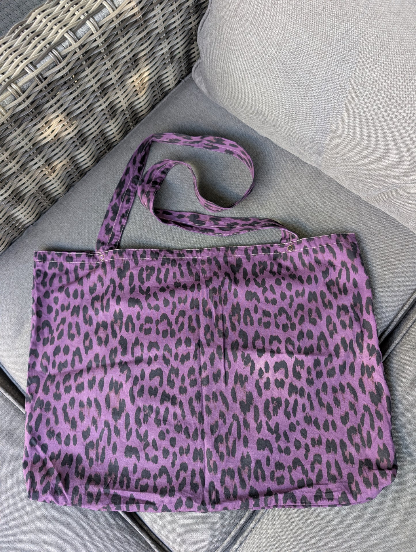 Loud Leopard X Connally Goods Hand Dyed Leopard Print Tote Bag (Limited Edition)