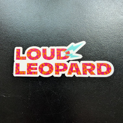 Loud Leopard Sticker