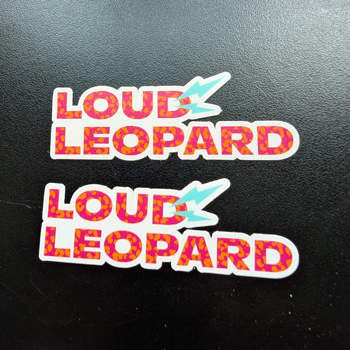Loud Leopard Sticker