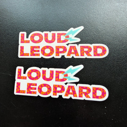 Loud Leopard Sticker