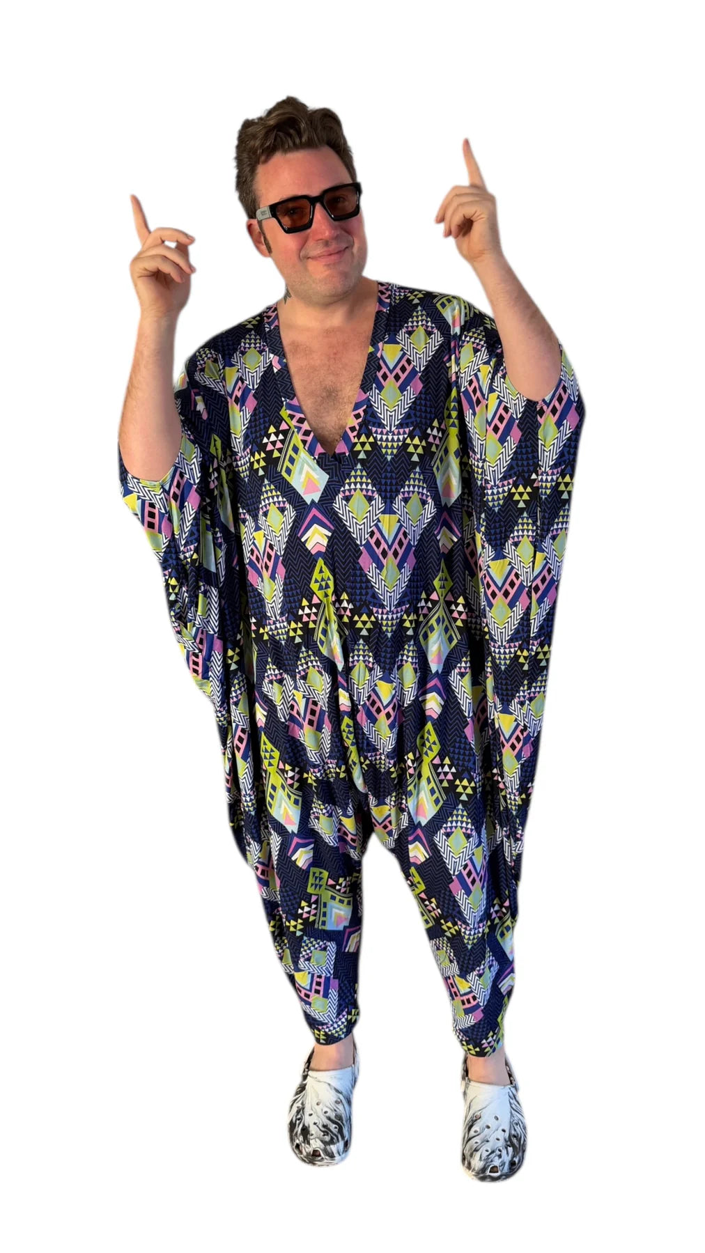 Aztechno Playsuit - one left! size Small (5'4"-5'8")