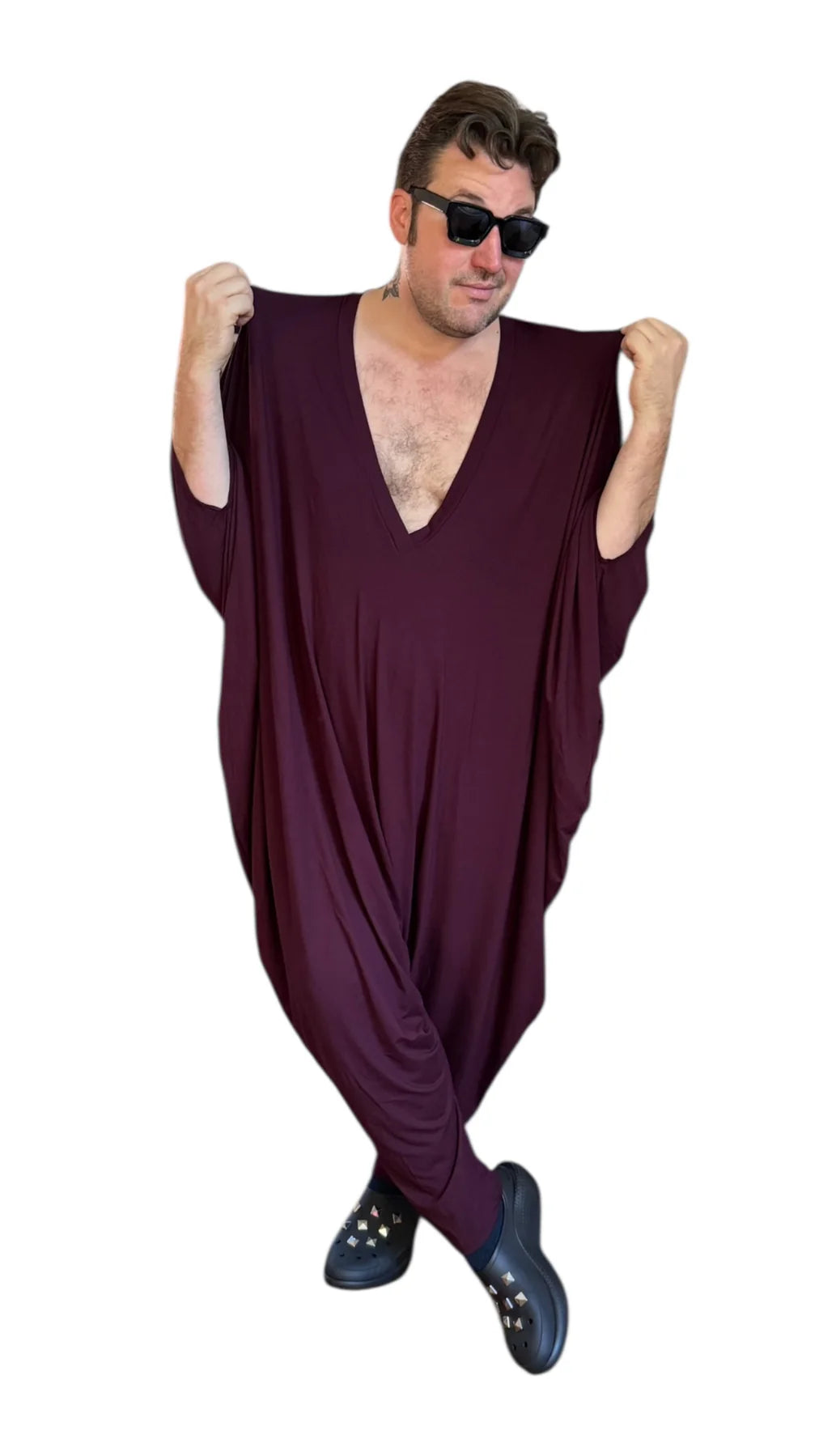 Merlot Playsuit - one left! size Small (5'4"-5'8")