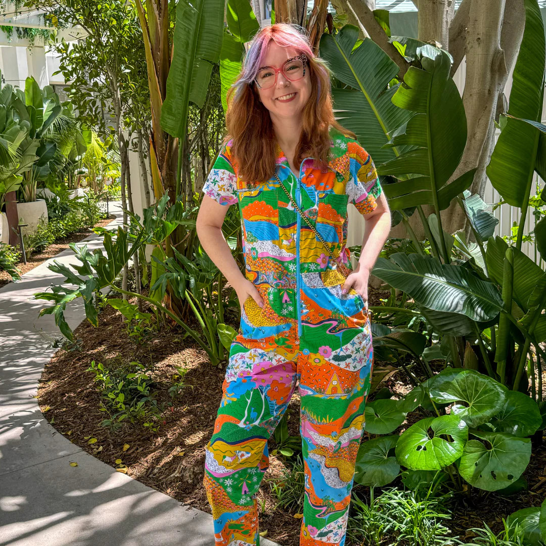 Landscape Jumpsuit in Rainbow