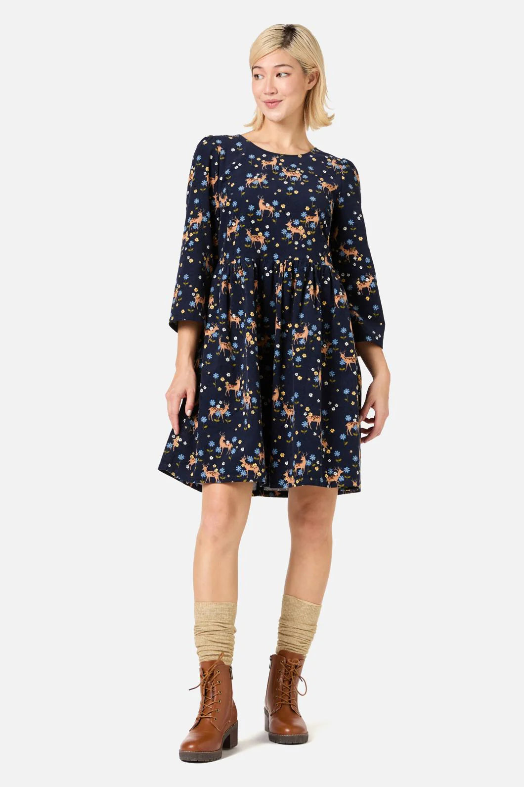 Deer Me Smock Dress