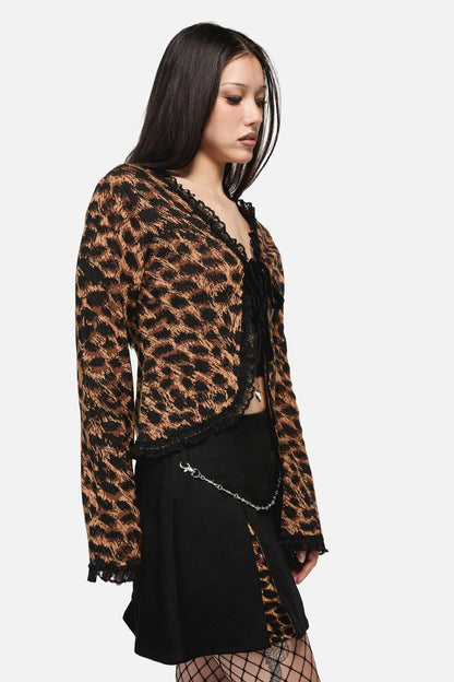 Leopard Nostalgia Cardigan
