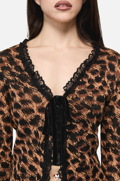 Leopard Nostalgia Cardigan