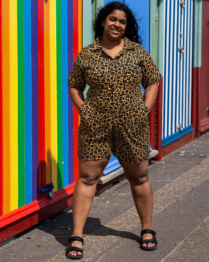 Classic Leopard Playsuit