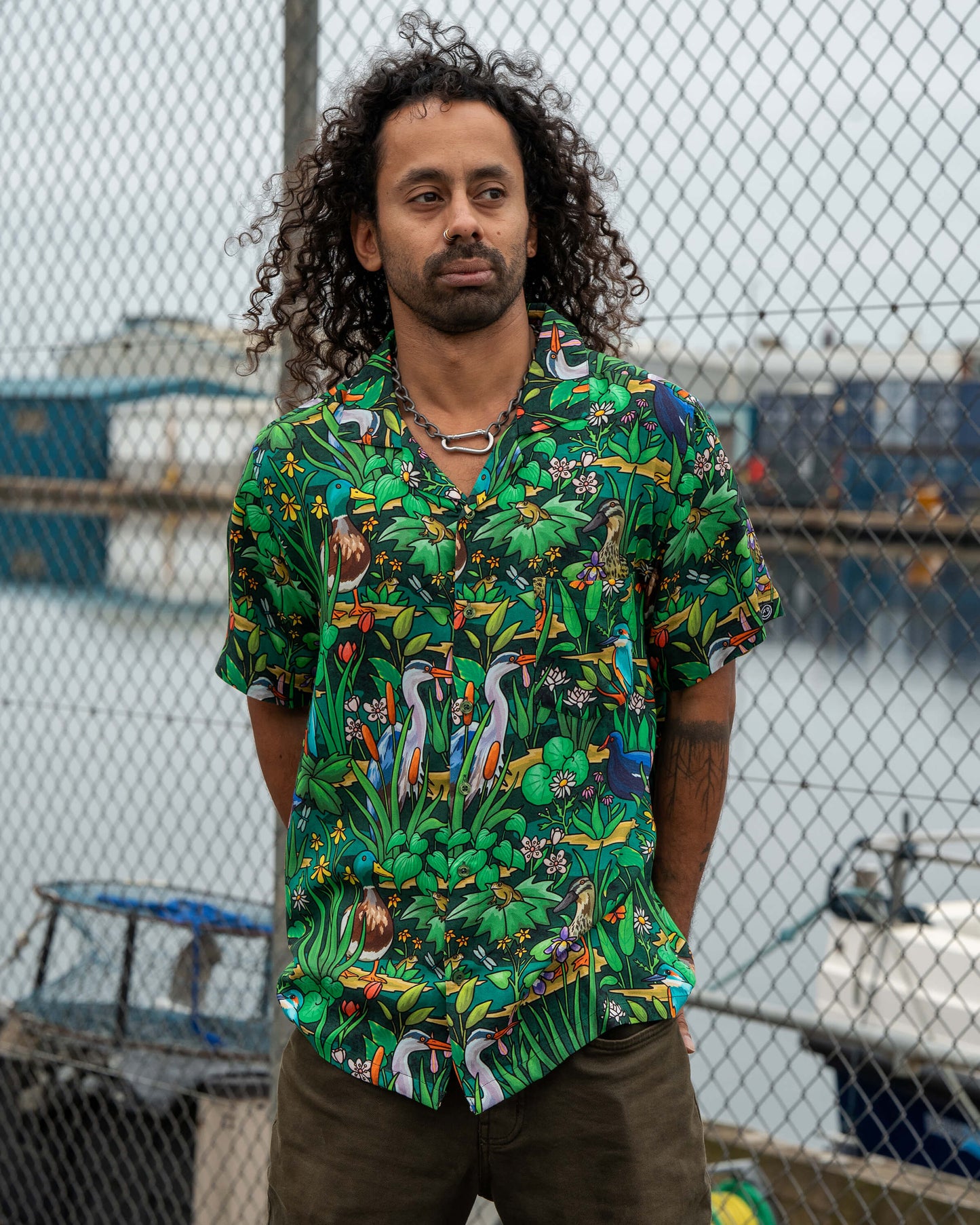 Pond Birds Resort Shirt