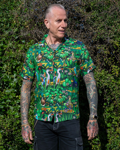 Pond Birds Resort Shirt