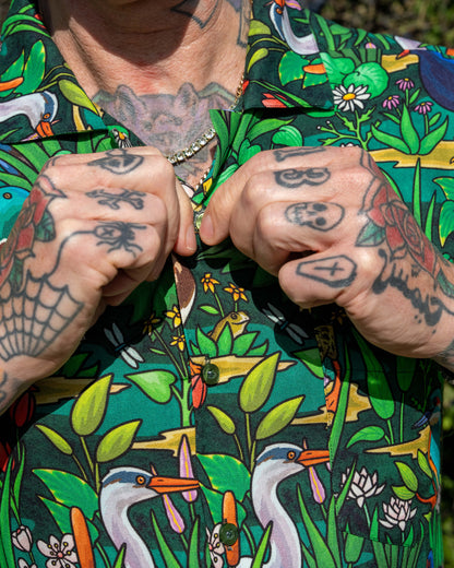 Pond Birds Resort Shirt