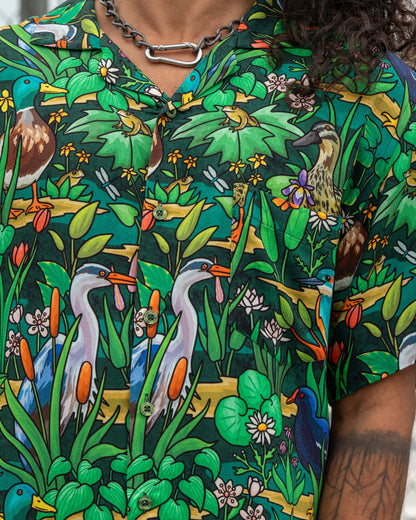 Pond Birds Resort Shirt